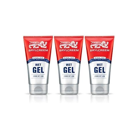 NEW 3 X BRYLCREEM STRONG WET LOOK GEL 150ml MENS HAIR STYLING GEL - BARGAIN!!! Cover
