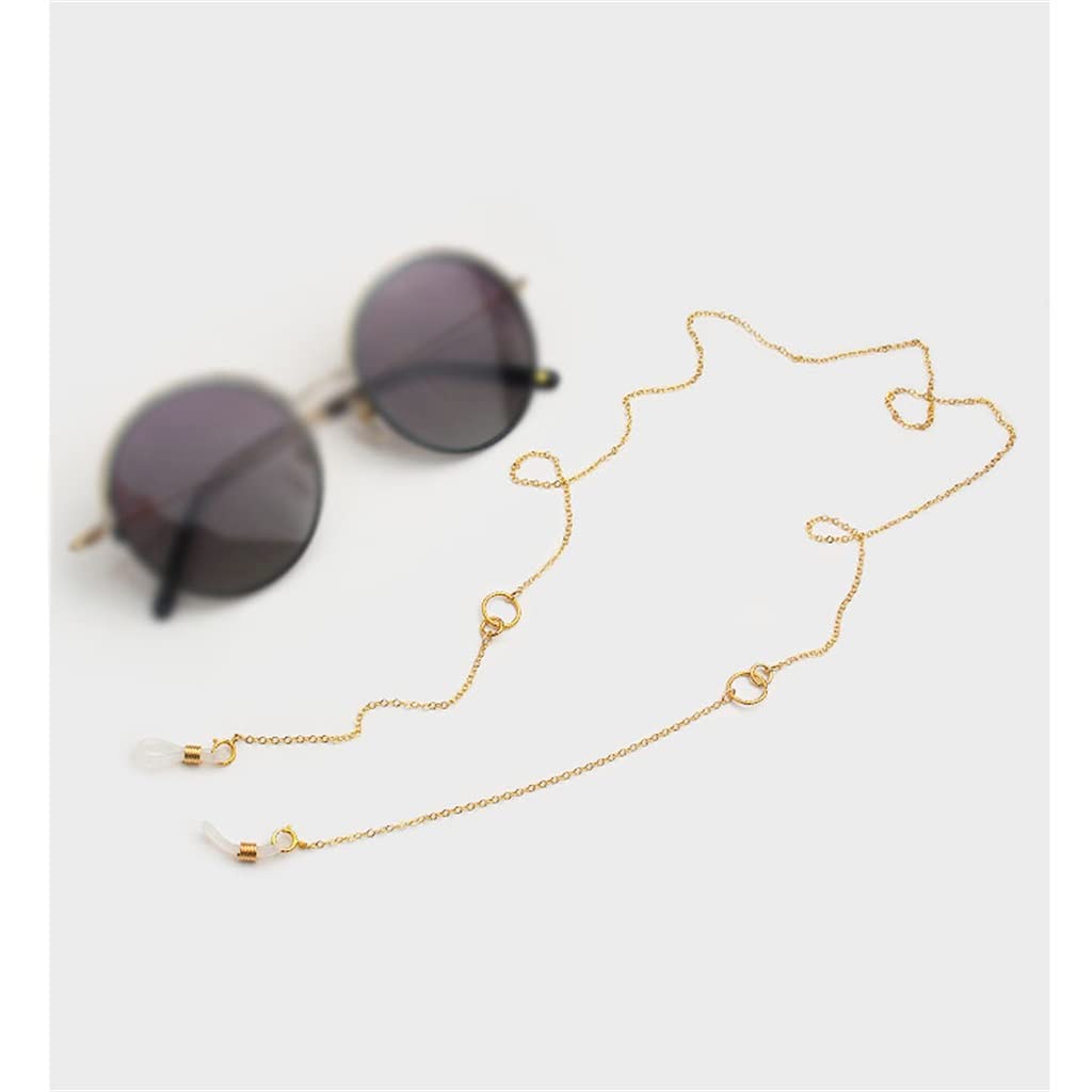 Catena for Occhiali Donna Anti-Perdita Confezione Non Sbiadita Catena for Occhiali in Oro Catena for Occhiali con Cordino Femminile Catena Antiscivolo