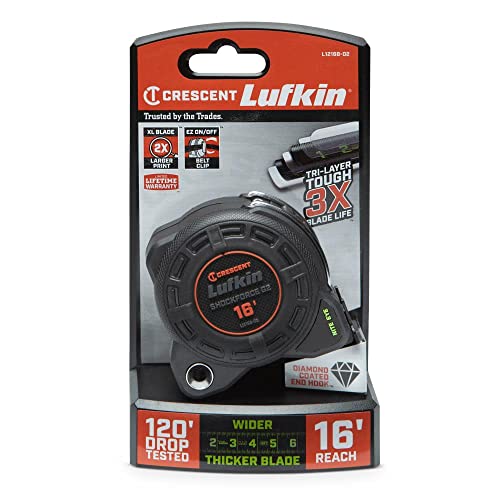 Lufkin - Gen 2 Nite Eye Tape Measure,16' (L1216B-02) #TOP2