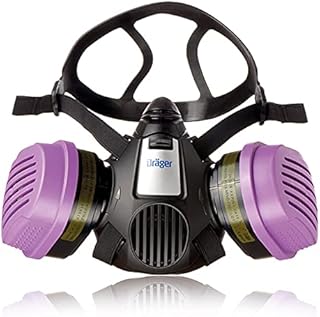 Dräger X-plore 3500 Respirator Mask + Multi-Gas/P100 Combination Cartridge (OV/AG/HF/FM/CD/AM/MA/HS/P100) NIOSH-certified