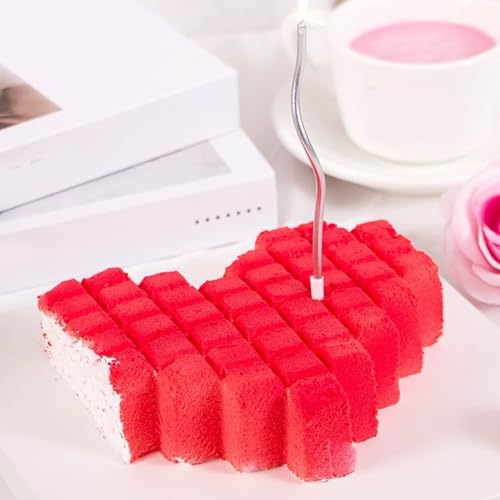 Moule en silicone en forme de cœur pour gâteau et décoration - 6
