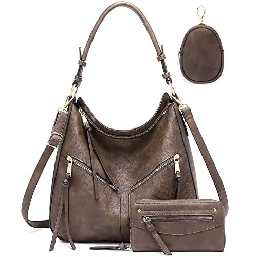 Image of lapsting Hobo Bags for Women Handbags Purse Ladies Boho Shoulder Bag Crossbody Purses Faux Leather
