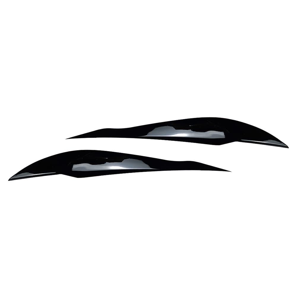 FSFYUK Adesivo per la copertura delle palpebre del faro, adesivo decorativo per la copertura delle palpebre del faro per Serie 3 F30 F31 2013 2014 2015 2016 2017 2018, Nero lucido