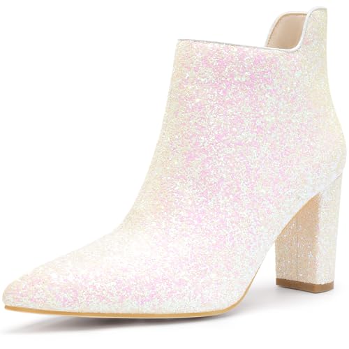 Bottines à paillettes femme chic pour tenues de soirée et fêtes