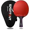 Sportout Ping Pong Paddle,Professional Table Tennis Paddles with Case, Table Tennis Racket for Advanced Training and Tournament