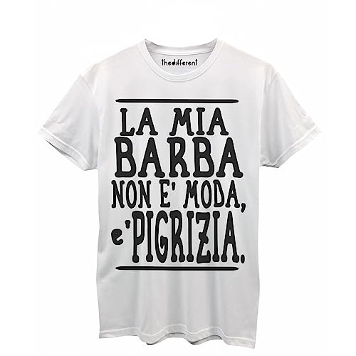 T-shirt homme blanc taille S avec inscription humour