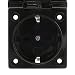 BeMatik - Base de Enchufe schuko empotrable IP44 a Tornillo con Tapa...
