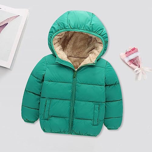 Winter Coats for Toddler Kids Infants Baby Boys Girls Light Puffer Warm Thick Hooded Down Jacket Padded Coat3