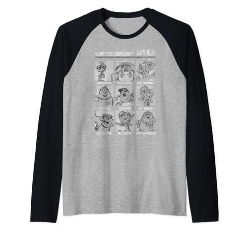 T-shirt Baseball Monsters University Idéal pour Vos Sorties Décontractées