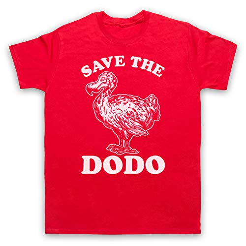 T-shirt Save the Dodo oiseau disparu mode militante et slogan militant homme
