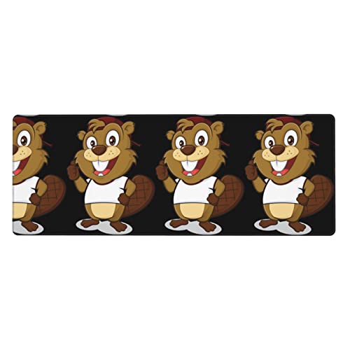 Tapis de souris de jeu Naughty Beaver : finis les espaces restreints sur votre bureau