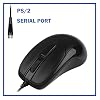 MCSaite Wired PS2 Optical Mouse - 3 Button with 1000 DPI Resolution for PC, Desktop, Laptop, Computer, Black