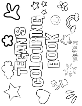 Paperback Tegan's Colouring Book: Personalised with Your Name on Every Page Book
