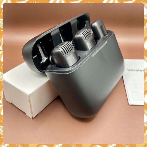 Microfone de Lapela Sem Fio Tipo C Kit Duplo com Capa de Carregamento | Compatível com Dispositivos