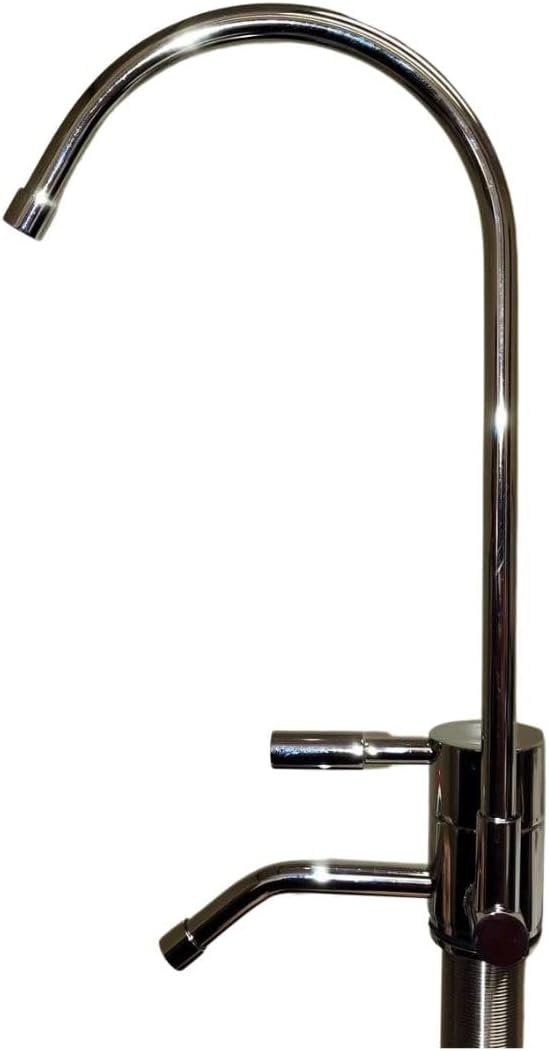 Alkaline Water Drinking Machine Ionizer Undersink Installation Faucet 2 SPOUTS Designer Faucet Diverter -Polished Chrome