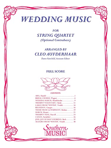 Wedding Music: Conductor Score