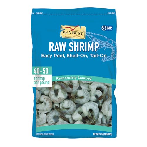 Sea Best 41/50 EZ Peel Shrimp, 2 Pound Sea Best 41/50 EZ Peel Shrimp, 2 Pound