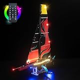 BrickBling LED Light Compatible with Lego Technic Emirates Team New Zealand AC75 Yacht, Creative...