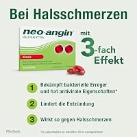 neo-angin Halstabletten Kirsche zuckerfrei | Lutschtabletten bei beginnenden, lästigen Halsschmerzen | Für Erwachsene & Schulkinder | 12 Stück – Ansicht 2