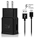OEM Adaptive Fast Charger for Samsung Galaxy Tab S3 15W with Certified USB Type-C Data and Charging Cable. (Black / 3.3FT / 1M Cable)