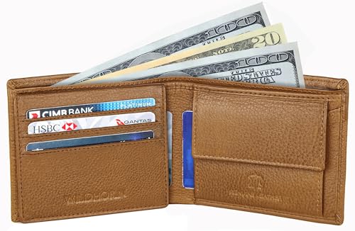 Image of WildHorn Rfid Protected Leather Wallet For Men, Tan