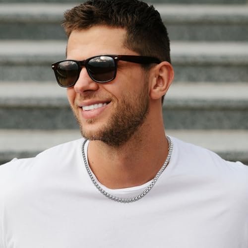 MeMeDIY Stainless Steel Rolo Chain Necklace Square Rolo Chains for Men Women 2mm/3mm/4mm/5mm Width Silver Gold Black Chain Necklace2