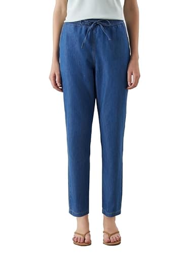 LC WAIKIKI Elasticated Waist Mom Fit Women's Jeans 44 Indigo