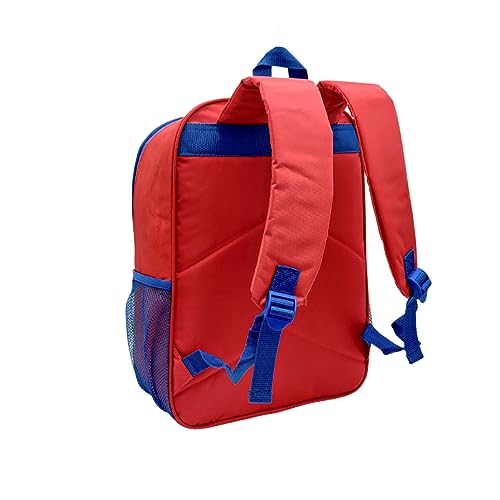 Mochila Costas Escolar Infantil Juvenil Super Mario Tamanho:M;Cor:Vermelho;Gênero:Unissex
