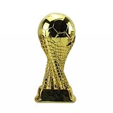 Resin Football Trophy Models, Fan Collectibles, Champions, Gold Medals MVP、 Most Valuable Player Trophy, Gift Award, Birthday Gift, Christmas Gift (8 inch)