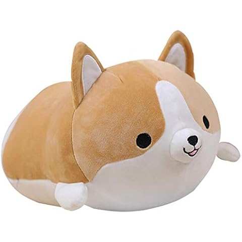 sofipal Corgi Dog Plush Pillow, Cute Shiba Inu Corgi Butt Stuffed Animal Toys Gifts for Bed, Valentine, Kids Birthday, Christmas (Brown, 17.3inch) Cover