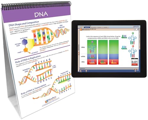 Image of Newpath Chromosomes, Genes and DNA Flip Chart & Online Multimedia Lesson, Grades 6 through 10