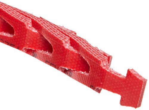 Fenner Drives 405010 PowerTwist Plus V-Belt, 3L Profile, 3/8" Width, 25ft Length Red