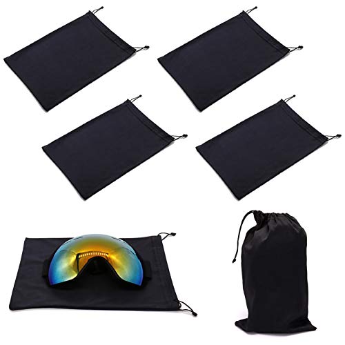 Seaponer Ski Goggle Bag, Protection Bags for Snow Goggles Ski Mask, Carrying Pouch for Goggle Lens...