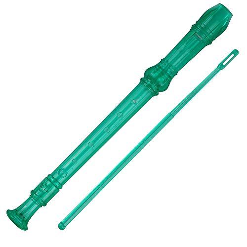 Descant Flauta Recorder Crystal Soprano Recorder 8 Hole Clarinet German Style Treble Flute C Key for...