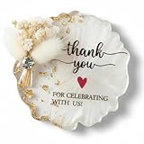 20 Pcs Magnet Wedding Favors for Guests Bulk Crystal Resin Fridge Magnet Souvenirs Gifts with Dry Flowers Thank You Text for Wedding Engagement Bridal Baby Shower