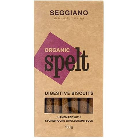 Seggiano Organic Wholegrain Spelt Digestive Biscuits Cover