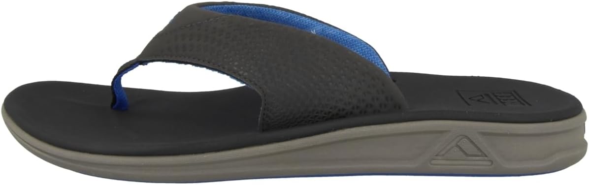 Reef Rover Mens Flip Flop, Supportive & Ultra Soft Footbed, Durable Non Marking Outsole