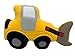 Deko-Kissen Radlader, gelb, personalisierbar, ca. 42x27x10cm