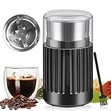 コーヒーミル 電動【2025革新型】電動コーヒーミル カッター ステンレス 粉末 豆挽き/唐辛子/調味料/穀物を挽く 一台多役 コーヒーグラインダー 200Wハイパワー 90G大容量 コーヒー豆 ひき機 コンパクト 操作簡単 お手入れ簡単 掃除ブラシ付 日本語取扱説明書 ブラック