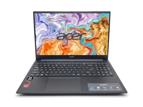 Image of Acer TravelLite TL05 Smart Laptop | AMD Ryzen 7 7730U | 16GB RAM | 512GB SSD | Radeon Graphics | 15.6 inch FHD | Windows 11 + MS Office 2024 Lifetime | 3 Years Warranty | Black