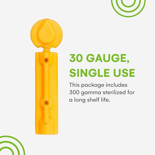 Care Touch CTLAN30032 Lancets For Diabetes Testing - 30 Gauge Diabetic Lancets For Blood Testing And Glucose Testing thumb #2