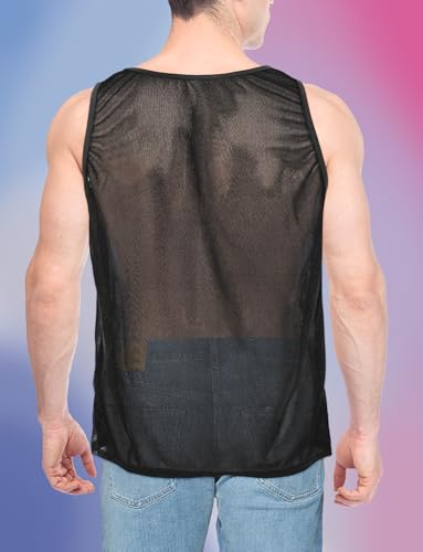 Camiseta de malla para evitar el exceso de sudor en el gimnasio chaleco transpirable de hombre 2