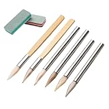 Hellery Kit de Herramientas Versátiles para La Fabricación de Joyas: 8 Herramientas para Pulir, Abrillantar Y Rebajar Bordes.