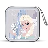 アナと雪の女王 CD/DVDケース CD収納ボックス ディスク メディアボックス 大容量 40枚収納可能 旅行 自宅 オフィスに最適 BD/CD/DVD人気 おしゃれ シンプル
