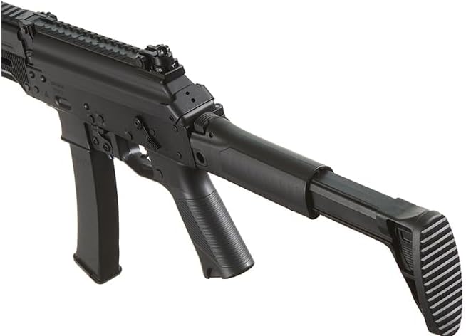 Lancer Tactical PPK-20 Gen 3 Nylon Polymer Compact AEG Airsoft SMG w/Programmable Fast Trigger & MOSFET (Foldable Stock)