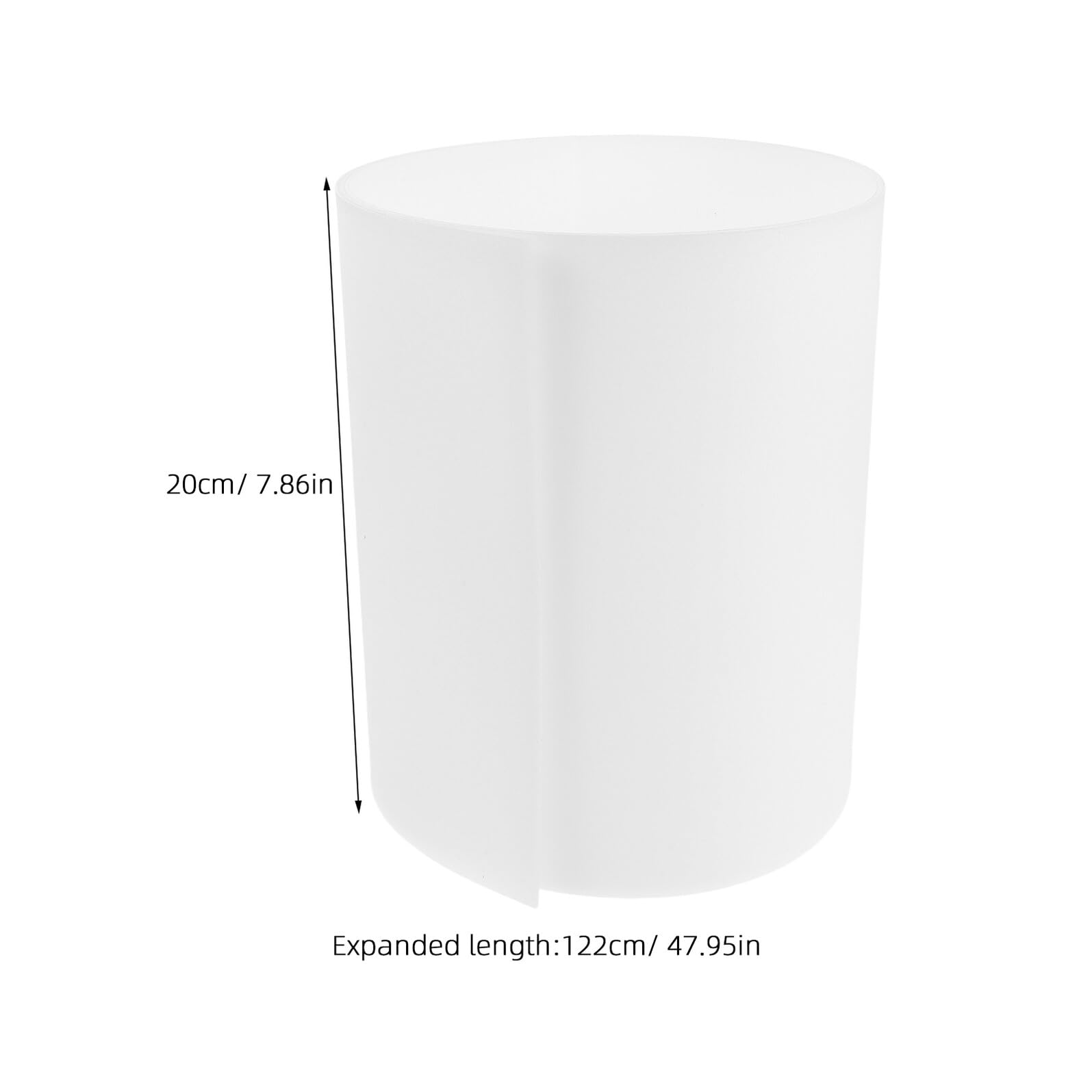 SEWACC Diffuseur pour Ruban LED Flexible en Pvc Blanc Installation Facile et Lumière Uniforme, pour Projets D'éclairage et Vitrines Commerciales