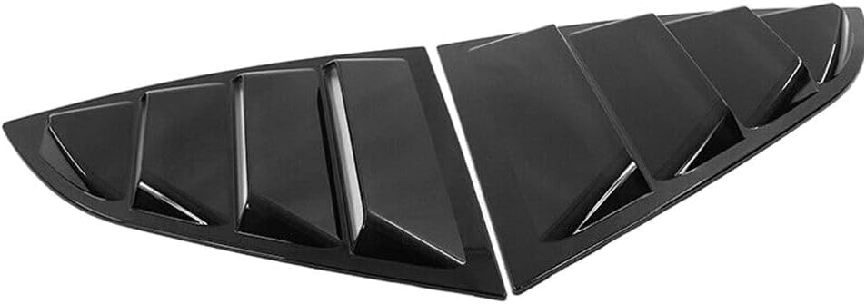 2pcs Side Window Louver Cover for Subaru for Toyota for GR86 2022-2023 Unpainted Black Unfinished Wdl TY8622IK-pc