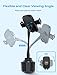 Mpow Cup Holder Phone Mount, Upgraded Cup Phone Holder for Car, Expandable Base Cup Phone Holder, Flexible Gooseneck Cell Phone Cup Holder Compatible with iPhone 11 Pro MAX/XS MAX/XR/X/8/7/6 Plus etc