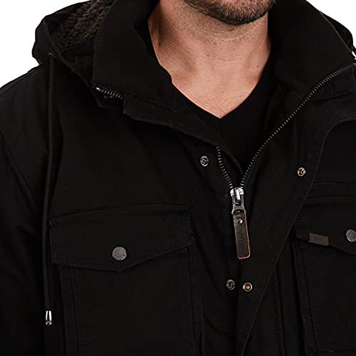 Image of Smith's Workwear Mens Sherpa-lined Duck Work JacketWork Jacket