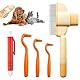 Xionghonglong 5er Pack Zeckenzange Zeckenhaken Zeckenentferner Set Für Hunde Katze mit Fellblitz Bürste Katze für Katzenbesitzer, Selbstwärmende Hundematte